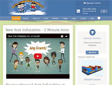 Tablet Screenshot of newyorkinflatables.com